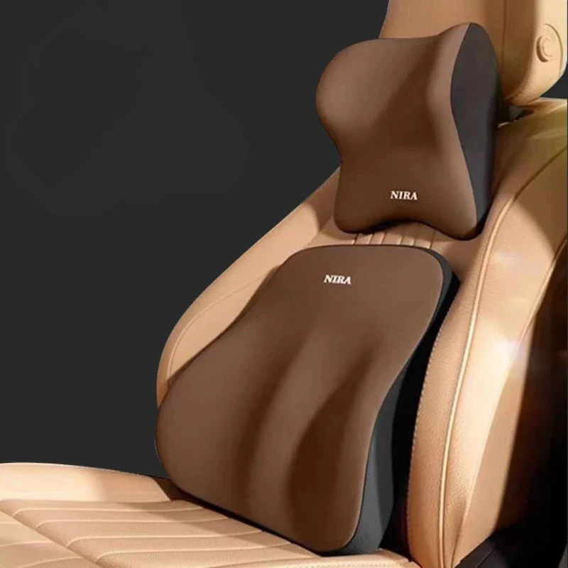 Camp Basel | Vesalyx Memory-Foam-Autokissen für Nacken und Lendenwirbelsäule