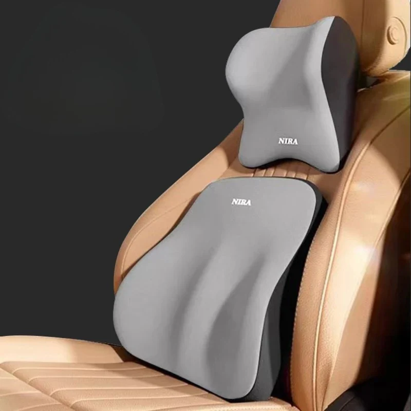 Camp Basel | Vesalyx Memory-Foam-Autokissen für Nacken und Lendenwirbelsäule