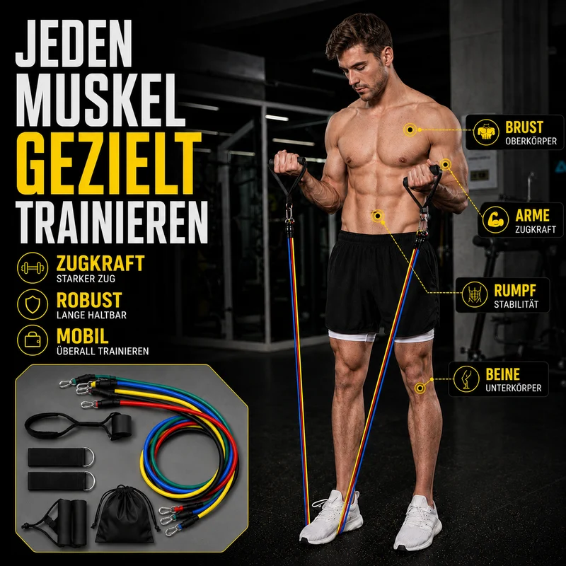 Camp Basel | Flexari Tubular-Widerstandsbandset