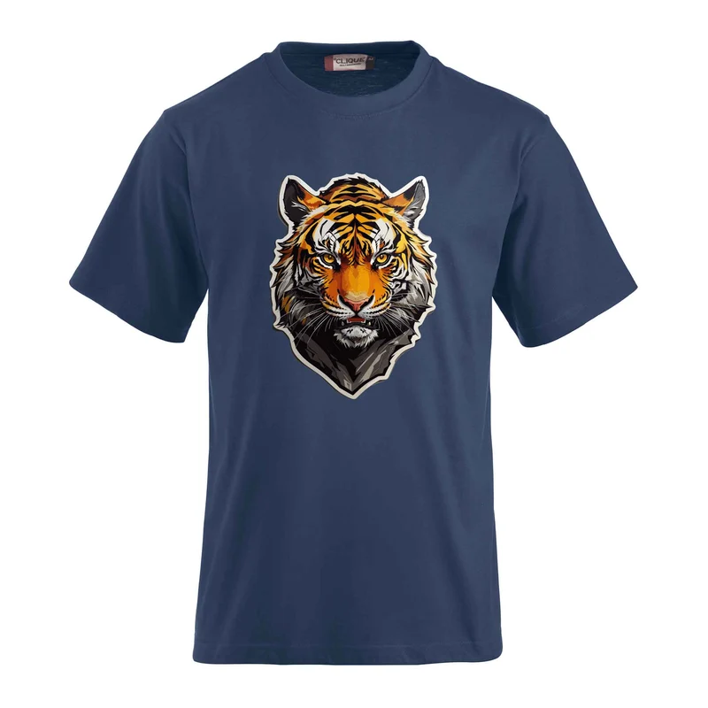 Personalisiertes T-Shirt-Majestätischer Tiger als Druckmotiv