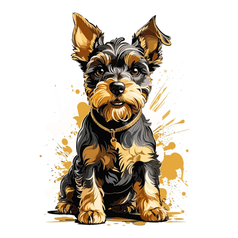 "Personalisiertes T-Shirt: Süsser Hund als Druckmotiv"