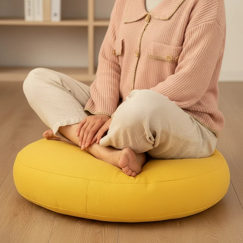 Camp Basel | ZenoraPad Rundes Meditationssitzkissen