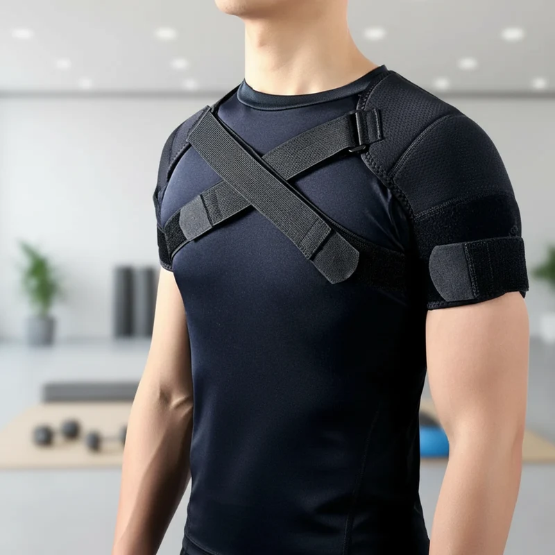 Camp Basel | StabiliXen Verstellbare Kreuzschulter-Bandage