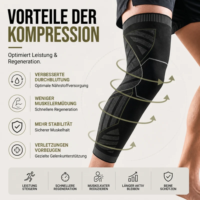 Camp Basel | Leguardex Kompressionsstrumpf für das ganze Bein