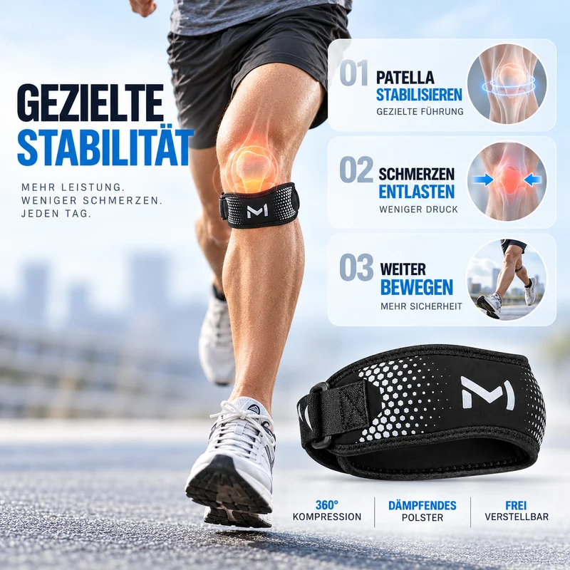 Camp Basel | Strapure Verstellbare Patella-Stützbandage