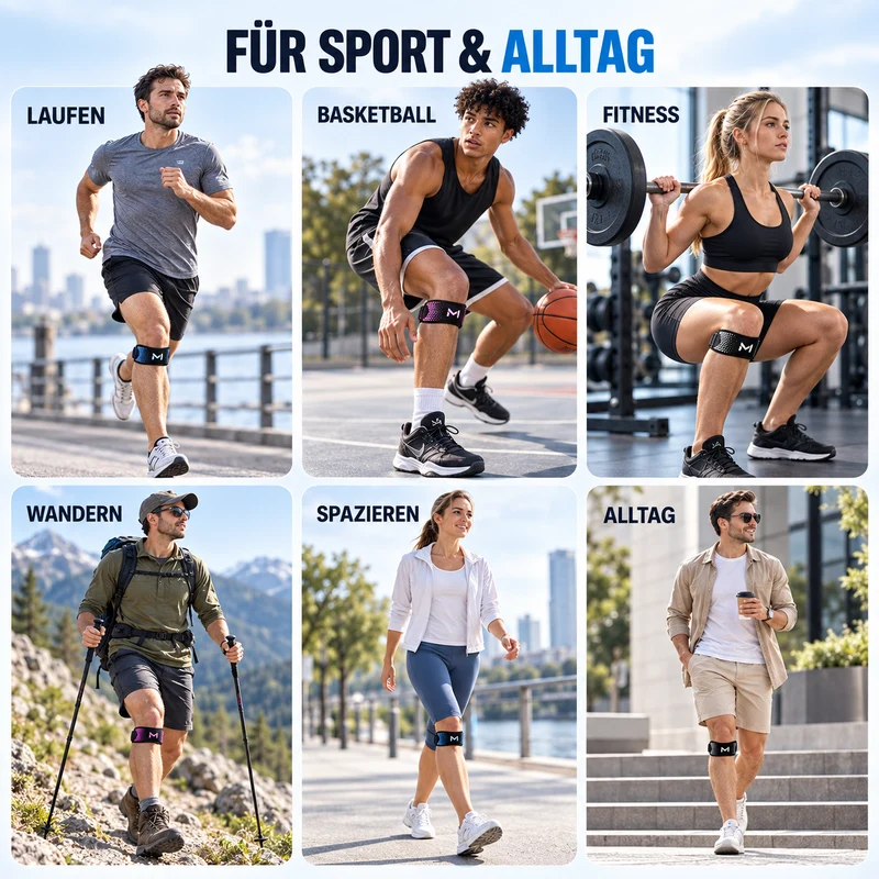 Camp Basel | Strapure Verstellbare Patella-Stützbandage
