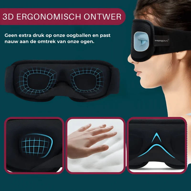 Ergonomische Schlafmaske – NachtRuhe