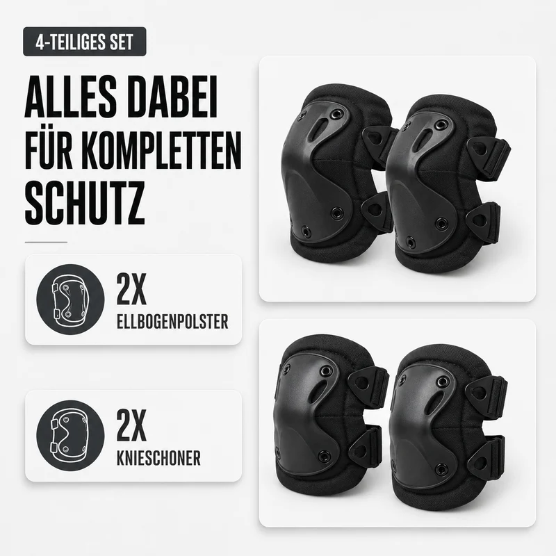 Camp Basel | Knelexa Taktisches Schutzpolster-Set