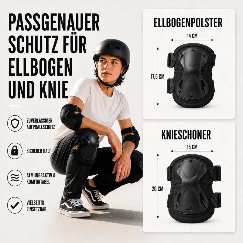 Camp Basel | Knelexa Taktisches Schutzpolster-Set