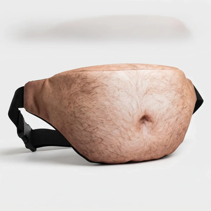 Camp Basel | Bellybag Realistischer Bauch-Hüfttasche