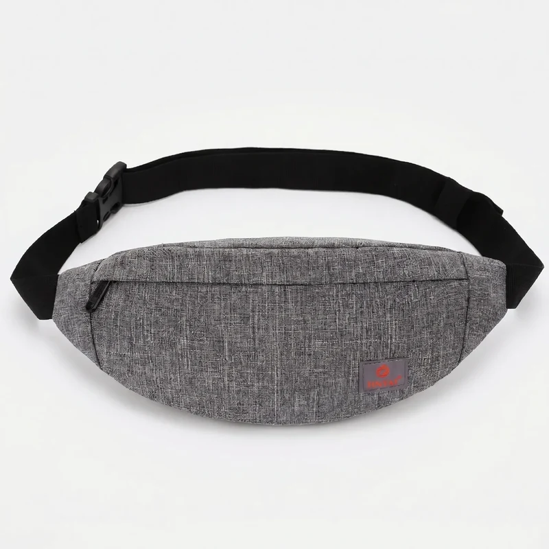Camp Basel | Hipcarry Gebogene Reißverschluss-Bauchtasche mit verstellbarem Riemen