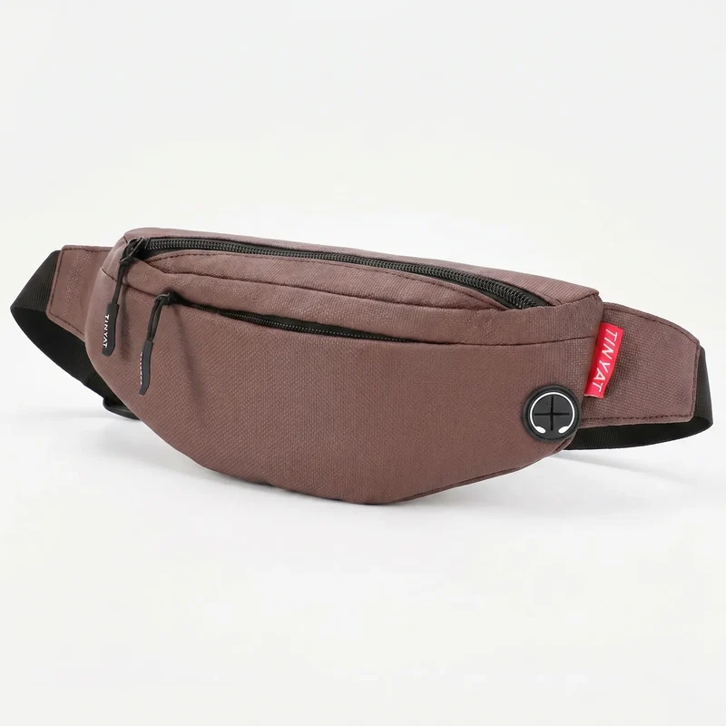 Camp Basel | Hipcarry Gebogene Reißverschluss-Bauchtasche mit verstellbarem Riemen