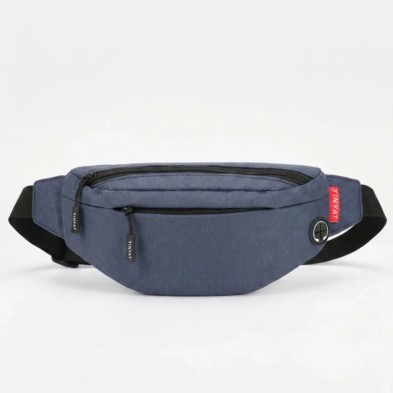 Camp Basel | Hipcarry Gebogene Reißverschluss-Bauchtasche mit verstellbarem Riemen
