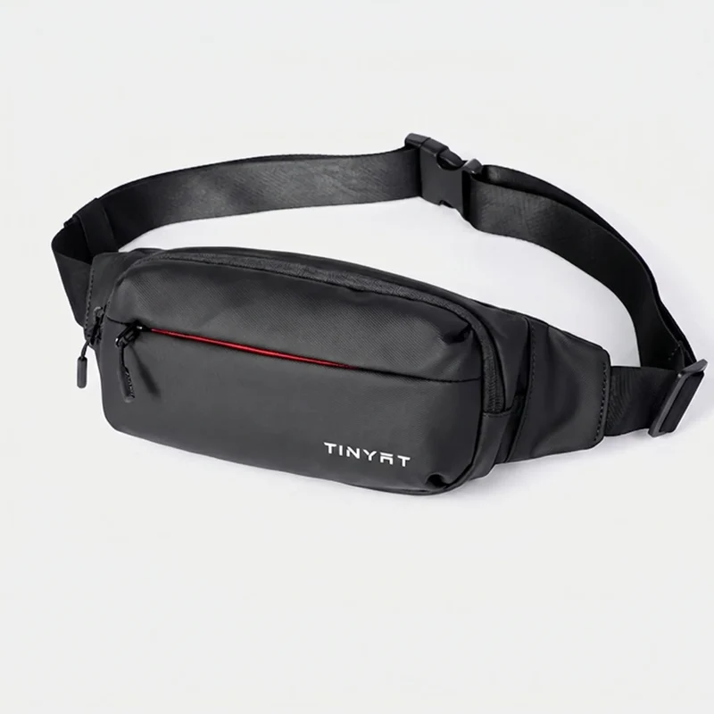 Camp Basel | Hipcarry Gebogene Reißverschluss-Bauchtasche mit verstellbarem Riemen