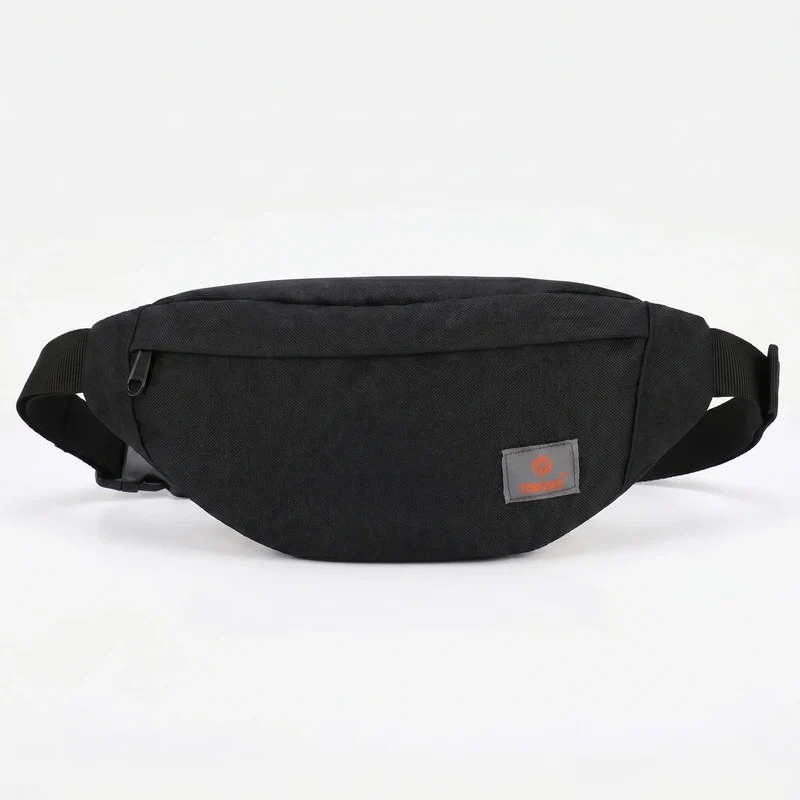 Camp Basel | Hipcarry Gebogene Reißverschluss-Bauchtasche mit verstellbarem Riemen