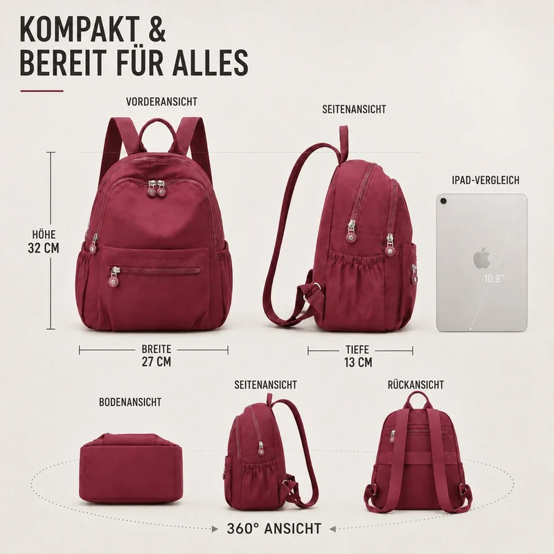 Camp Basel | Nomadryx Leichter Nylon-Tagesrucksack