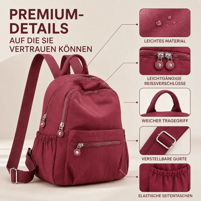 Camp Basel | Nomadryx Leichter Nylon-Tagesrucksack