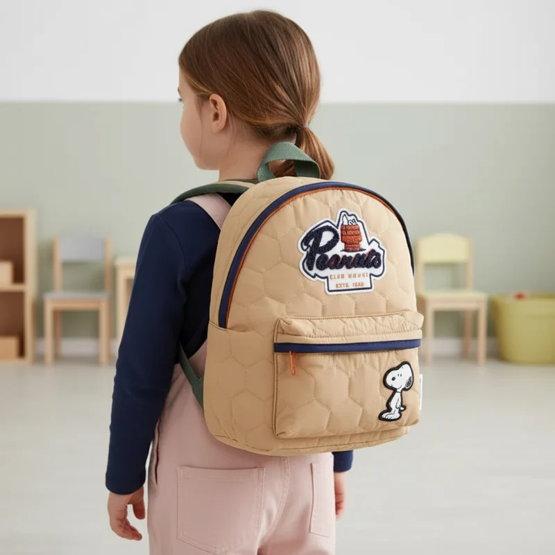 Camp Basel | Puffaroo Gesteppter Nylon-Kinderrucksack