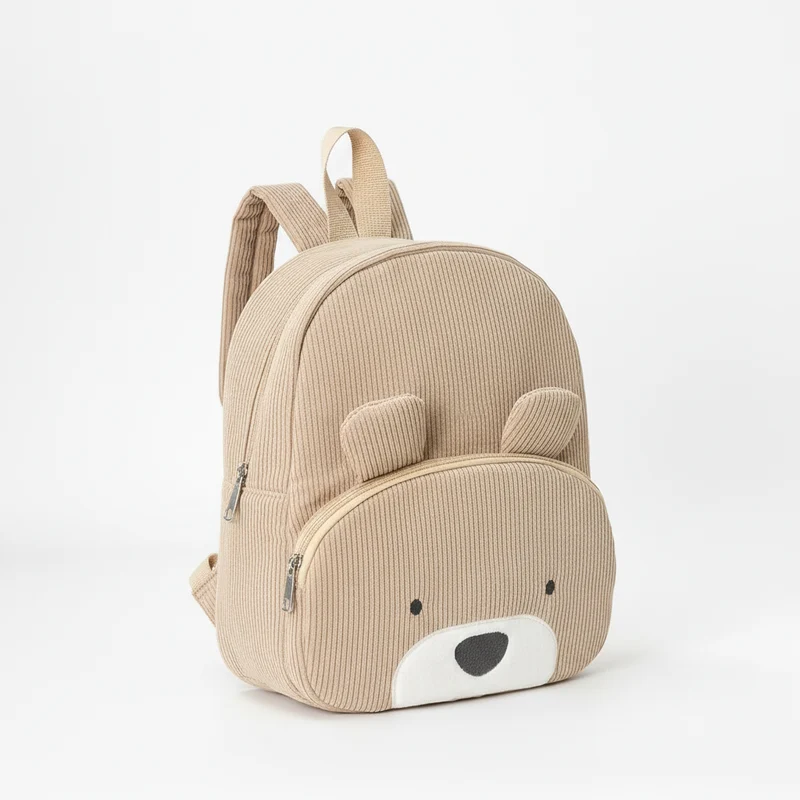 Camp Basel | CorduBear Kordsamt-Plüsch-Kinderrucksack