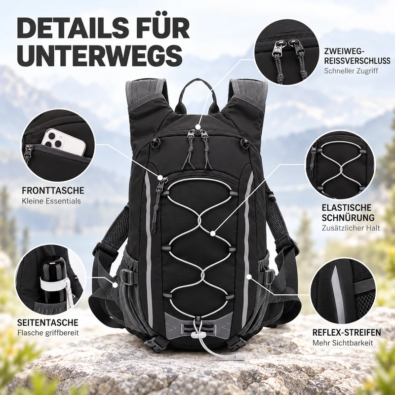 Camp Basel | 20-Liter Wasserdichter Rucksack