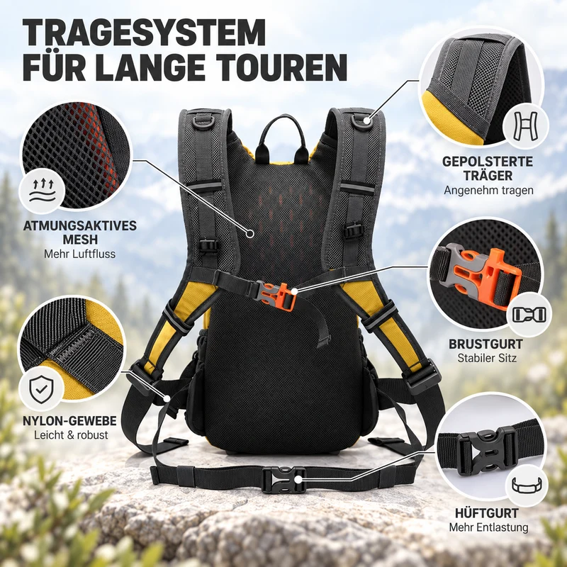 Camp Basel | 20-Liter Wasserdichter Rucksack
