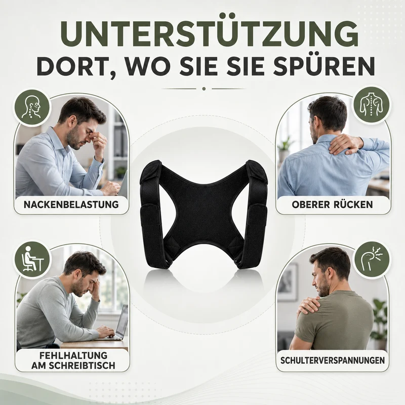 Camp Basel | PostuVance Verstellbare Haltungskorrektur-Bandage