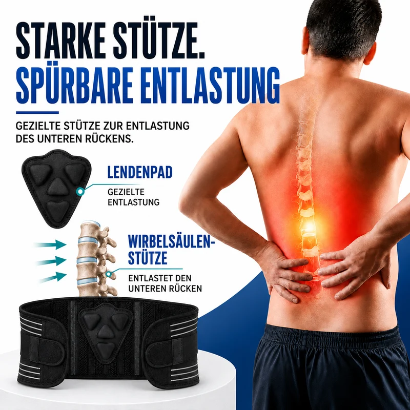 Camp Basel | Spineforte Verstellbarer Rückenstützgurt