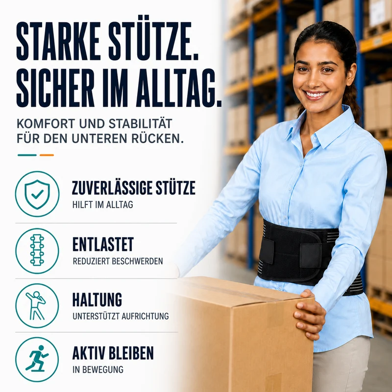 Camp Basel | Spineforte Verstellbarer Rückenstützgurt
