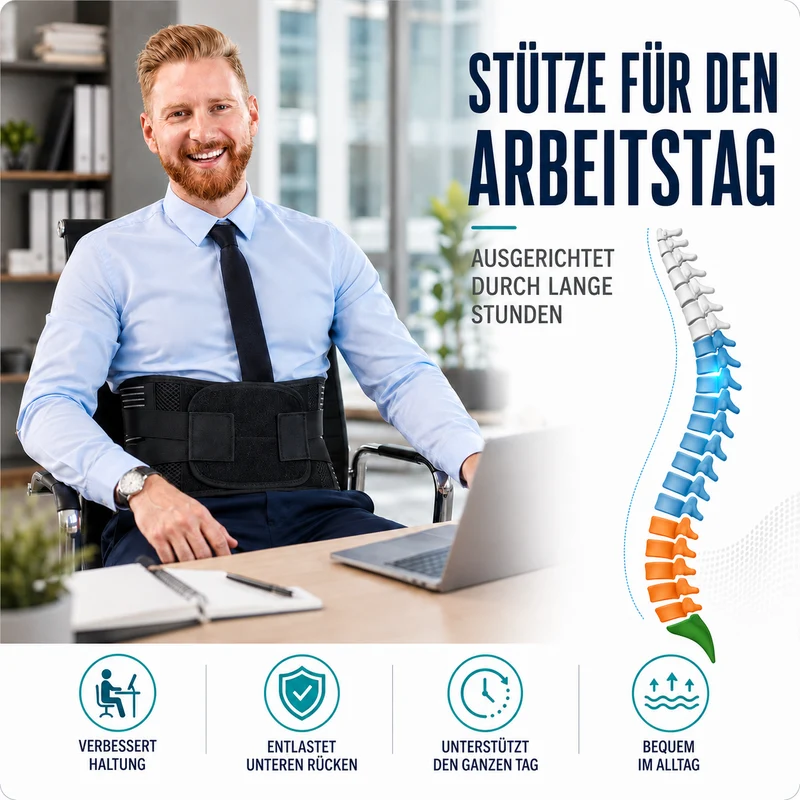 Camp Basel | Spineforte Verstellbarer Rückenstützgurt