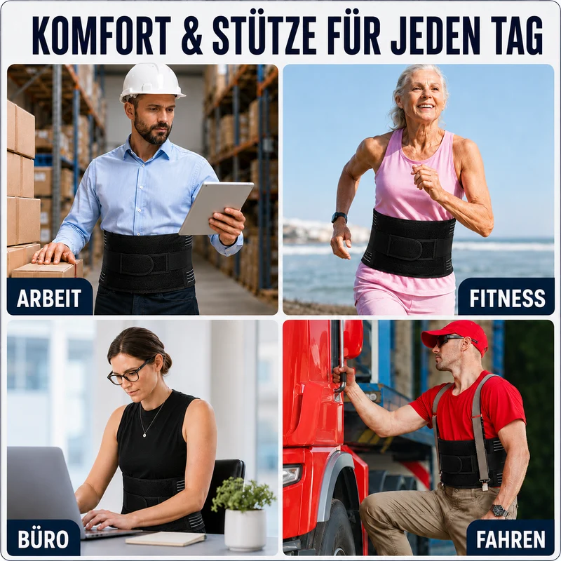 Camp Basel | Spineforte Verstellbarer Rückenstützgurt