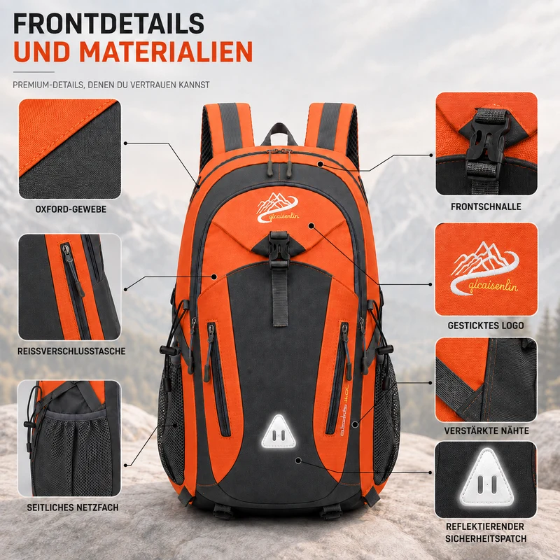 Camp Basel | Roamix Mehrkammer-Wanderrucksack