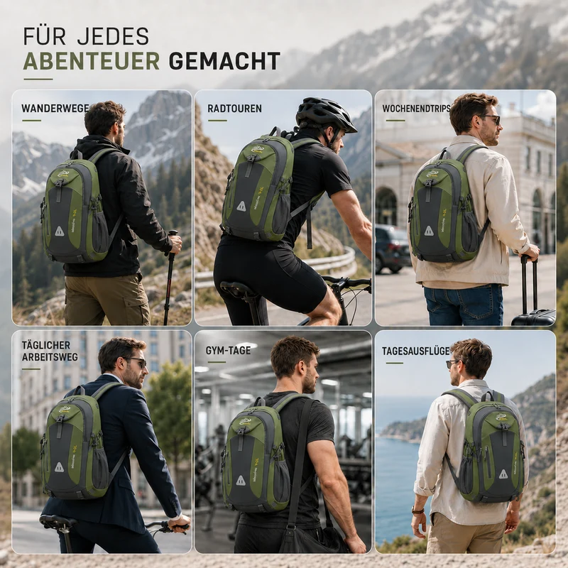 Camp Basel | Roamix Mehrkammer-Wanderrucksack