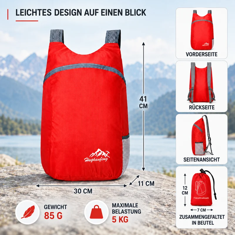 Camp Basel | Roamio Faltbarer leichter Tagesrucksack