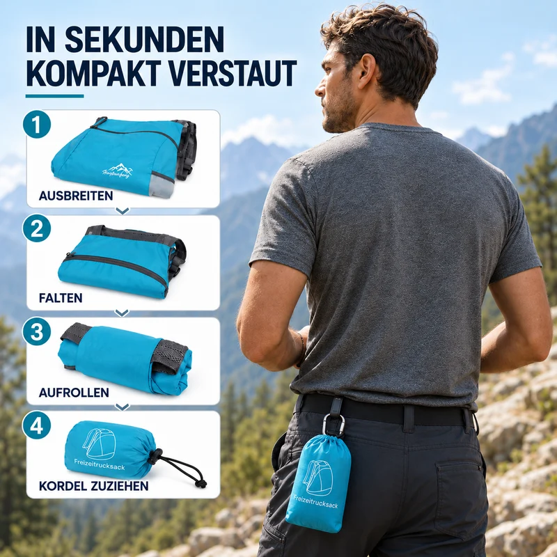 Camp Basel | Roamio Faltbarer leichter Tagesrucksack
