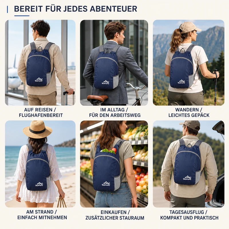 Camp Basel | Roamio Faltbarer leichter Tagesrucksack