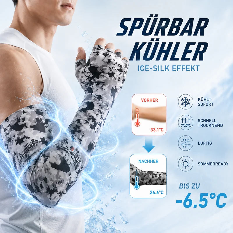 Camp Basel | Coolaura Langarm-Kühlärmel