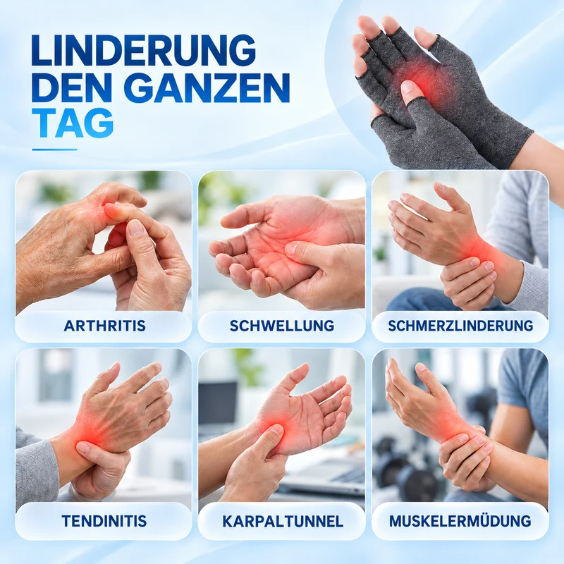 Camp Basel | Relievra Kompressionshandschuh ohne Finger