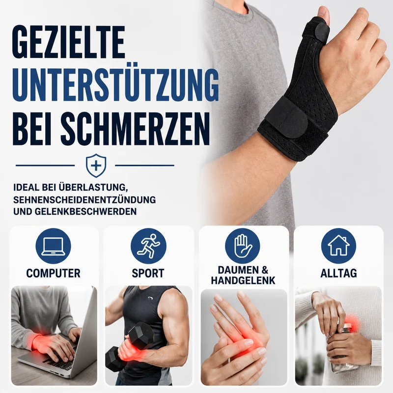 Camp Basel | TheraGrip Verstellbarer Daumenstabilisator