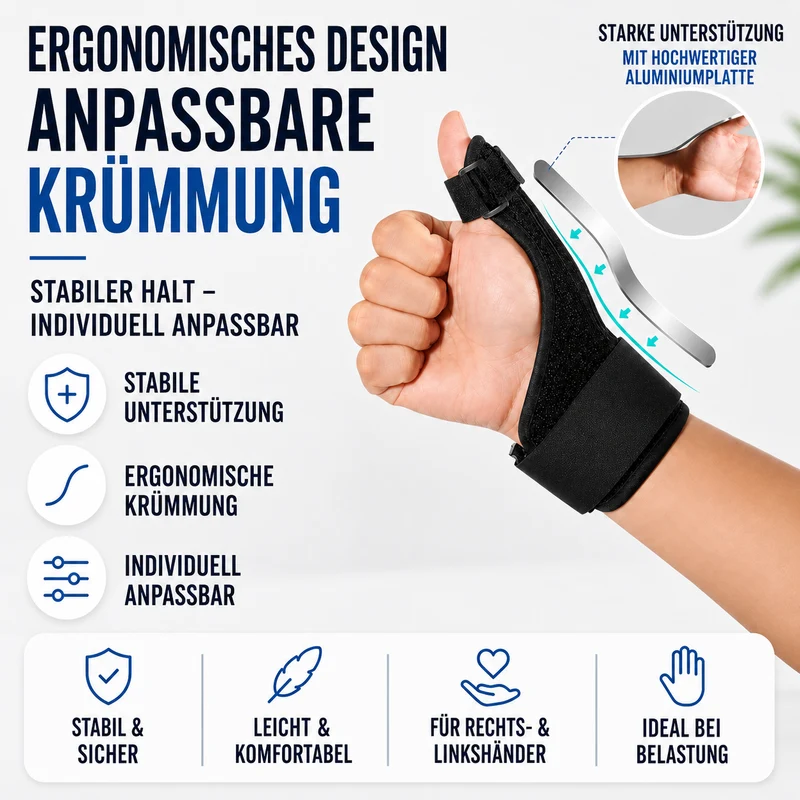 Camp Basel | TheraGrip Verstellbarer Daumenstabilisator