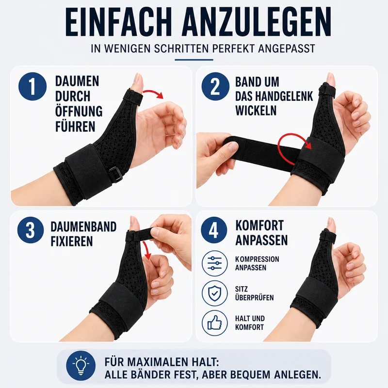 Camp Basel | TheraGrip Verstellbarer Daumenstabilisator