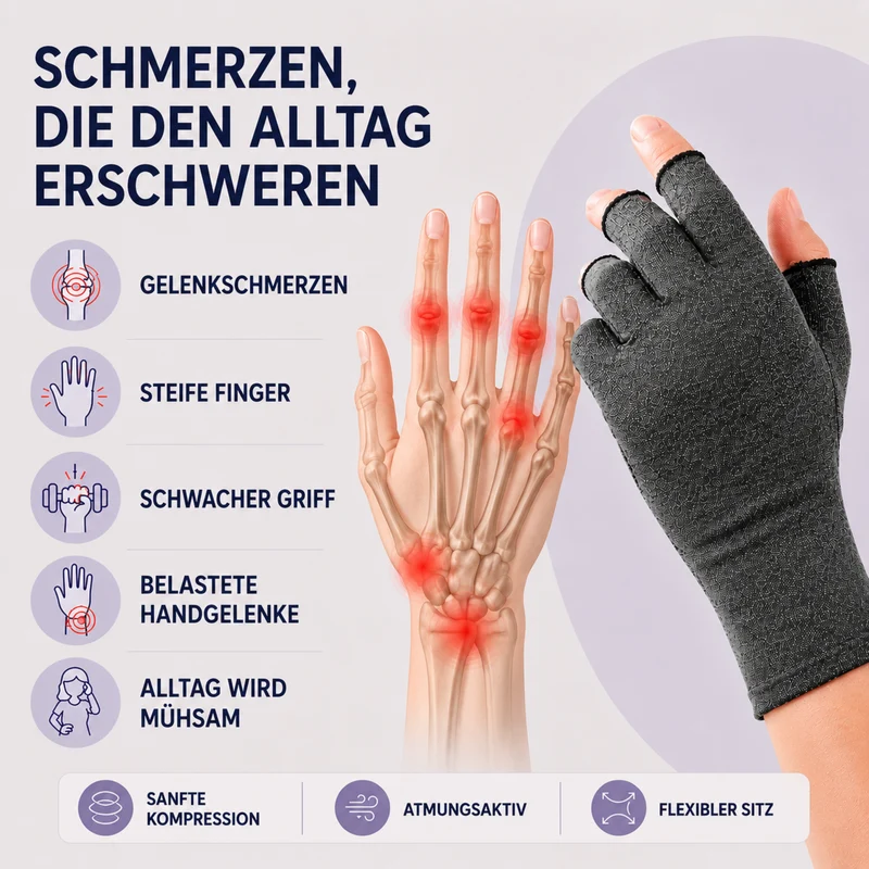 Camp Basel | RelievoGlove Halbfinger-Kompressionshandschuh