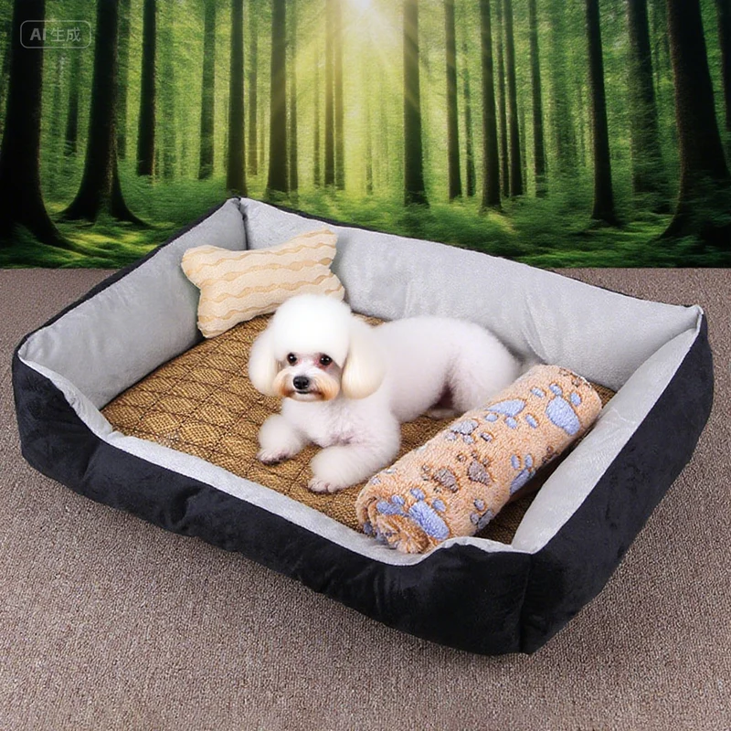 Orthopädisches Plüsch-Hundebett