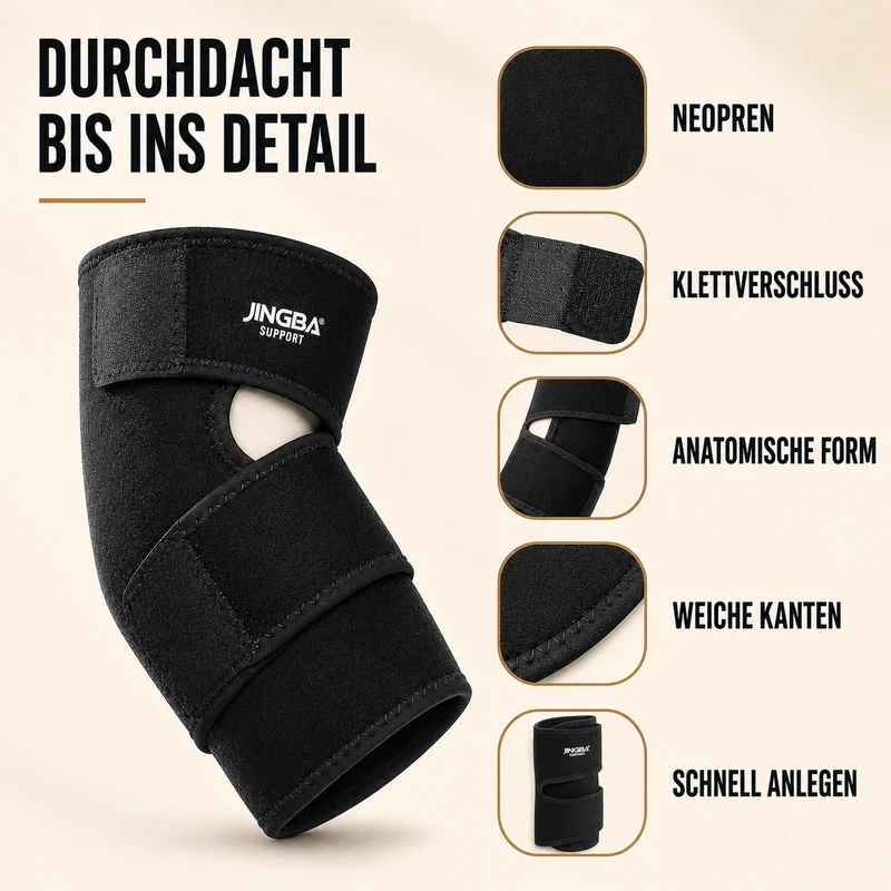Camp Basel | Elbriq Verstellbare Ellbogen-Kompressionsbandage
