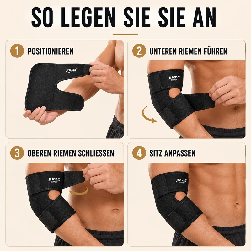 Camp Basel | Elbriq Verstellbare Ellbogen-Kompressionsbandage
