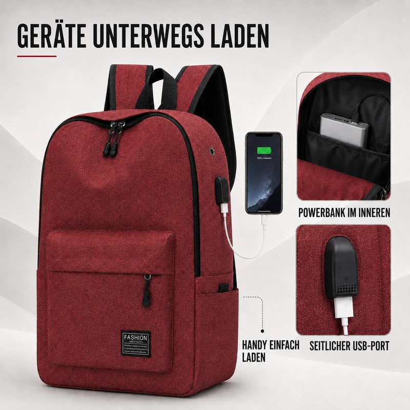 Camp Basel | Greyven Grossvolumiger Minimalist-Rucksack