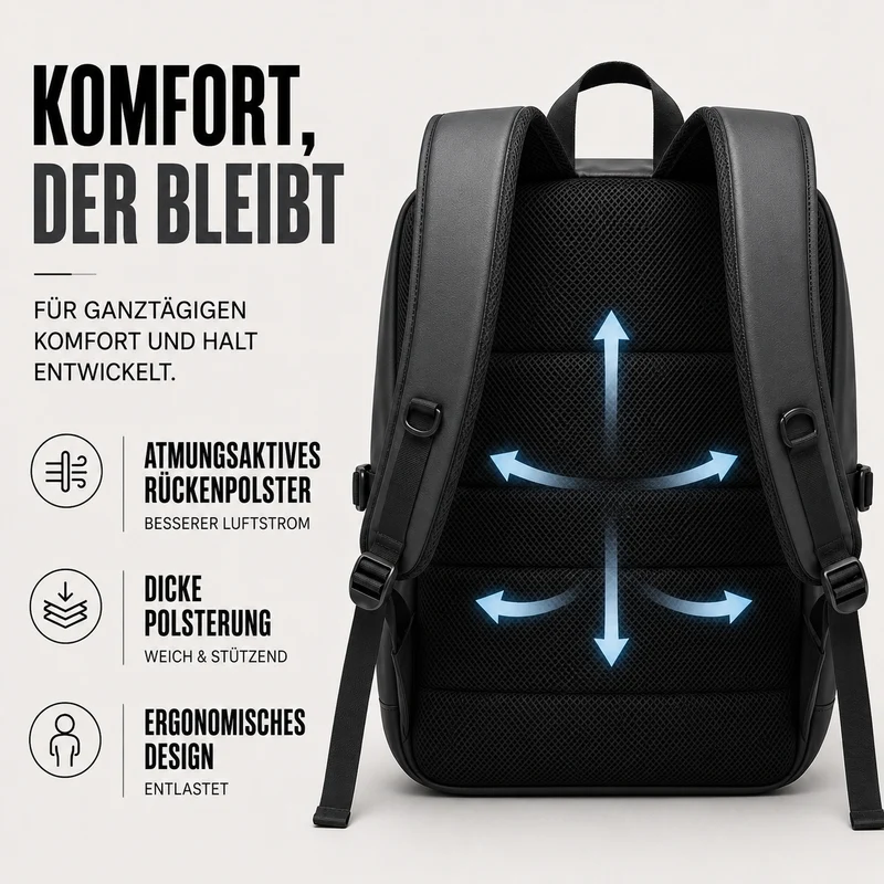 Camp Basel | Grossvolumiger Pendler-Rucksack