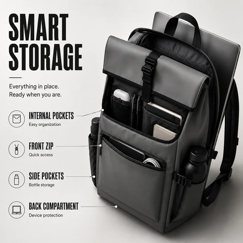 Camp Basel | Grossvolumiger Pendler-Rucksack