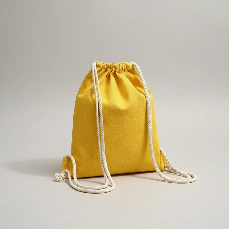 Camp Basel | Linenovo Weiches Leinen-Zugbeutel-Rucksack