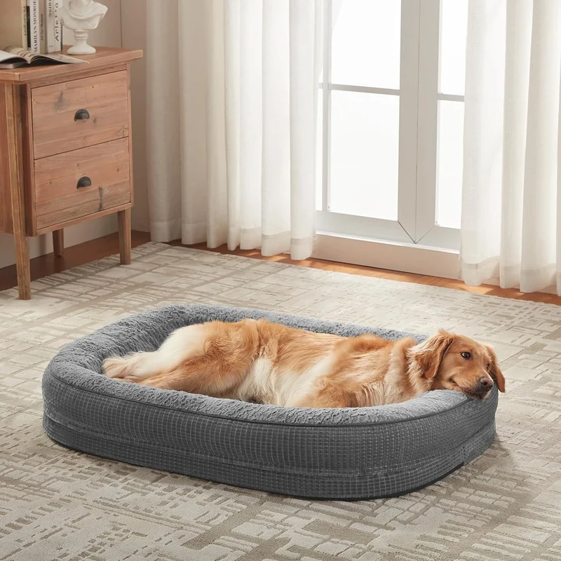 Orthopädisches Lounge-Hundebett mit Stützfunktion
