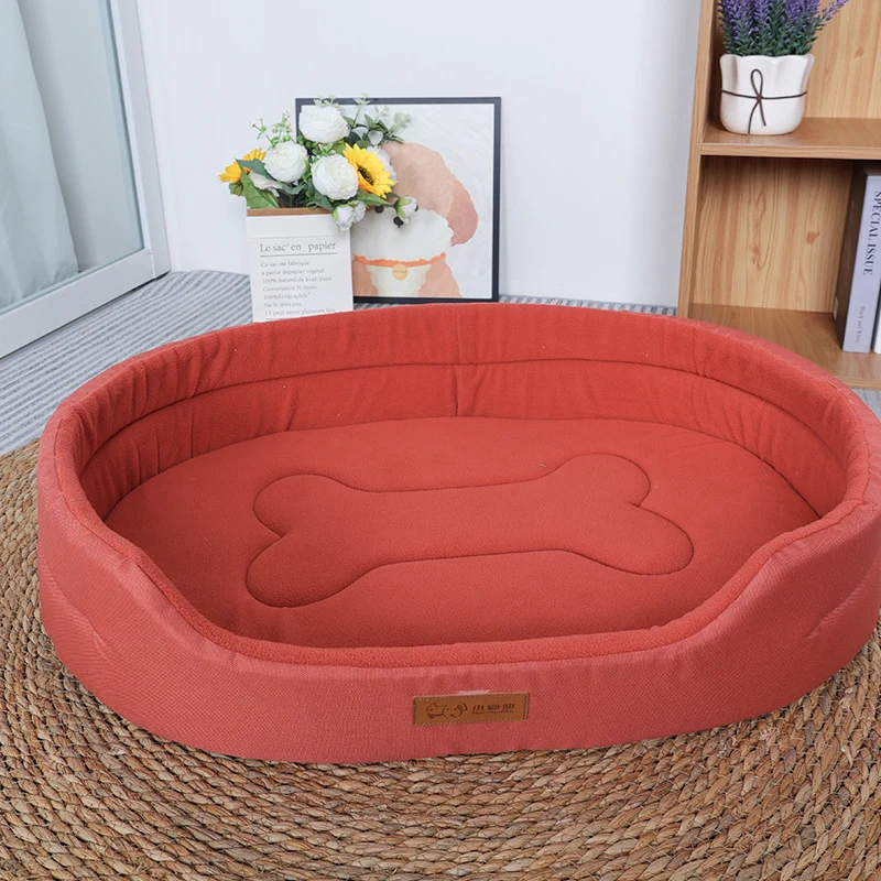 Rundes Plüsch-Nest Hundebett